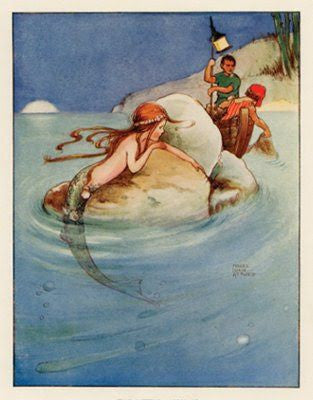 Vintage Mermaid Lingerie Illustrations